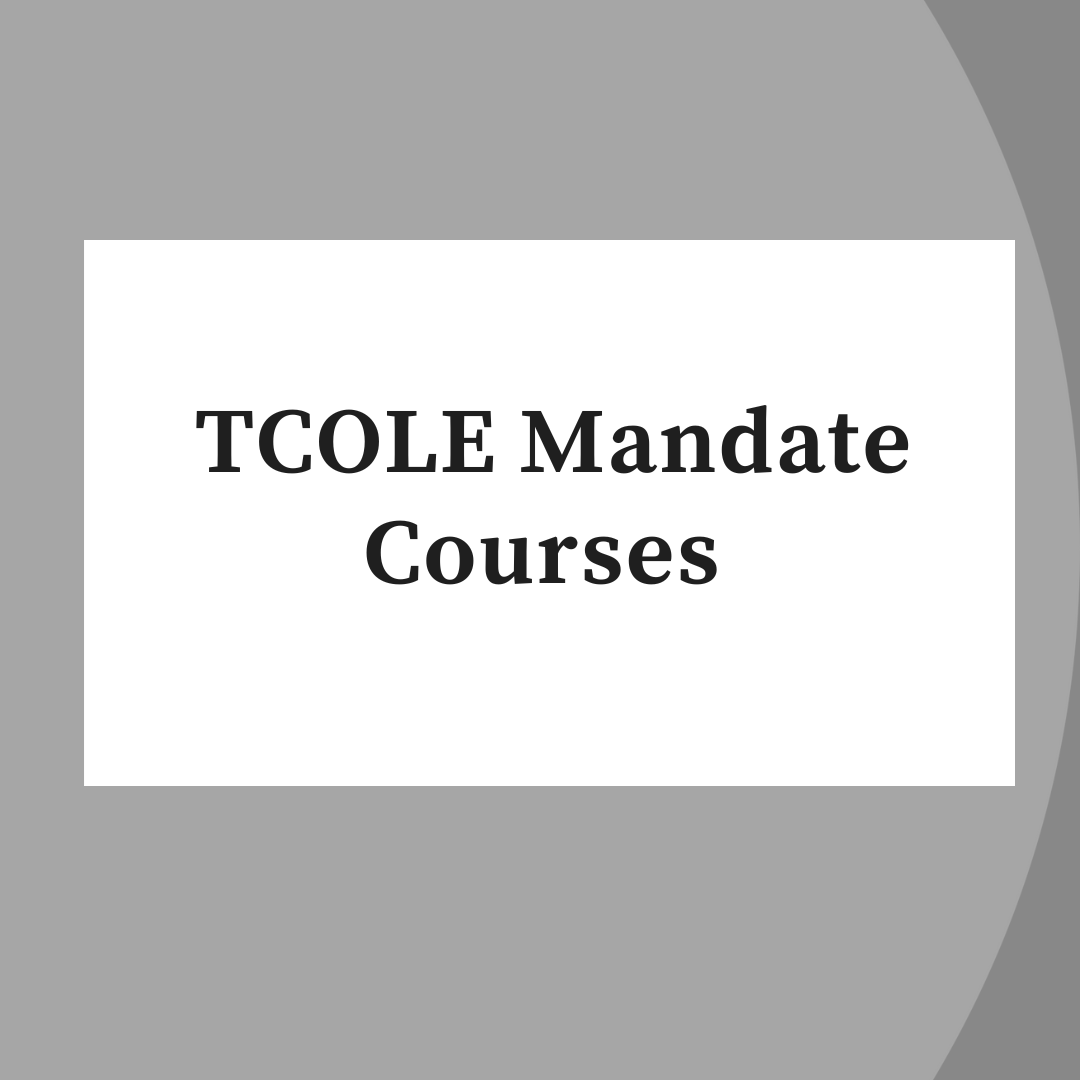 Mandated Courses